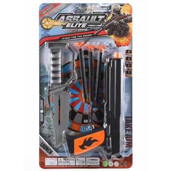 ASSAULT ELITE - Пістолет зі Стрілами на Присосках та Ножем (6 шт.)