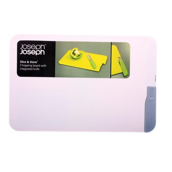JOSEPH JOSEPH - ОБРОБНА ДОШКА SLICE & STORE З ІНТЕГРОВАНИМ НОЖЕМ (1 шт.)