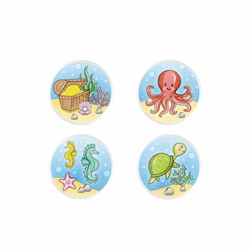 МІКС SEA LIFE / МОРСЬКІ МЕШКАНЦІ - М'ЯЧІ-ПРИГУНИ Ø3.3 см (100 шт.)