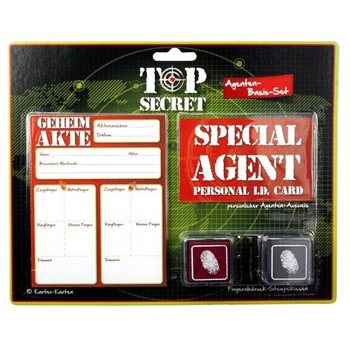 TOP SECRET – СПЕЦІАЛЬНИЙ АГЕНТ, НАБІР ДЛЯ ВІДБИТКІВ ПАЛЬЦІВ (12 шт.)