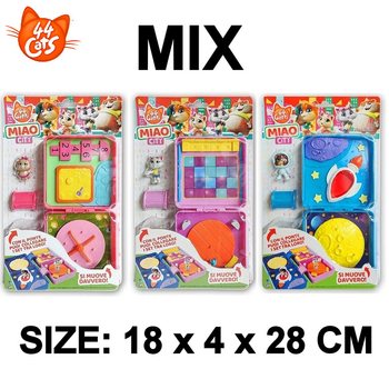 44CATS MIAO CITY НА ПЛАНШЕТІ - РОЗМІР: 18x4x28 СМ - МІКС (40 шт.)