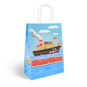 Паперові подарункові пакети &laquo;Святий Миколай&raquo; (Sinterklaas) - 16x8x22 см (12 штук)