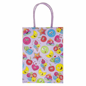 Паперові подарункові пакети Smiley - 16x9x22 см (12 штук)