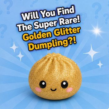 RAGE - Squishy SUGAR EDITION Bun Dumplings ВЕЛИКІ (8.5 x 8.5 x 4.8 см) - Viral 2026 Фіджет Іграшка (12 шт.)