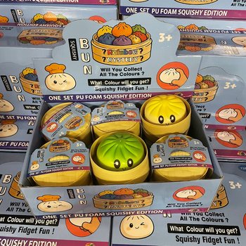 RAGE - Squishy Bun Dumplings ВЕЛИКІ - ONE SET PU FOAM SQUISHY EDITION (12 шт.)