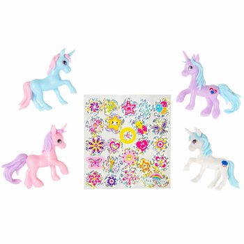 КИШЕНЬКОВИЙ ЄДИНОРІГ - ЄДИНОРІГ + НАЛІЙКИ У ПОДАРУНКОВОМУ ПАКЕТІ - У ДИСПЛЕЇ (24 шт.)