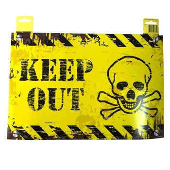 ДЕКОРАТИВНА ТАБЛИЧКА НА ДВЕРІ - "DANGER" / "KEEP OUT" (12 шт.)