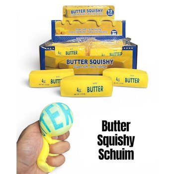 RAGE - SQUISHY BUTTER / ВЕРШКОВЕ МАСЛО - ПІННЕ НАПОВНЕННЯ - SLOW RISING - Розм. 11x4x4 см - У ДИСПЛЕЇ (12 шт.)