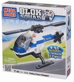 ПОЛІЦЕЙСЬКИЙ ВЕРТОЛІТ MEGABLOKS BLOK SQUAD - 2433 (1 шт.)