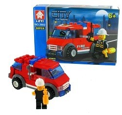 КОНСТРУКТОР ПОЖЕЖНА МАШИНА BRICKS (6 шт.)