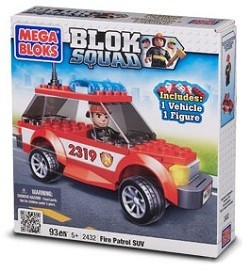 КОНСТРУКТОР MEGABLOKS BLOK SQUAD ПОЖЕЖНИЙ ПОЗАШЛЯХОВИК - 2432 (2 шт.)