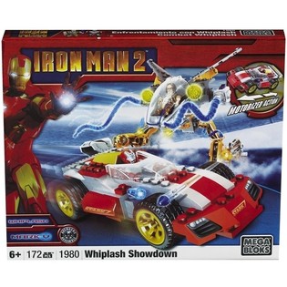 Ігровий набір MEGA BLOKS Iron Man 2 Whiplash Showdown - 1980