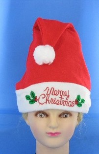 СВІТЛОВА НОВОРІЧНА ШАПКА З "MERRY CHRISTMAS" (12 шт.)