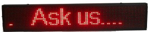 Світлодіодне Табло (Бягаючий рядок) для Автомобіля 100x20см