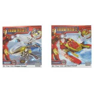 MEGABLOKS Iron Man 2 Транспортний засіб та фігурка