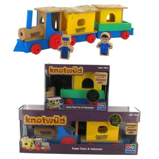 Дитячий поїзд з піни KNOTWUD + додатковий вагон