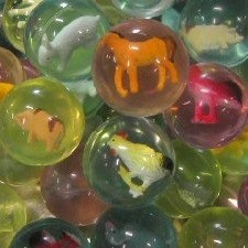 М'ЯЧІ-СТРИБУНЦІ З ТВАРИНАМИ 4.5 см (50 шт.)