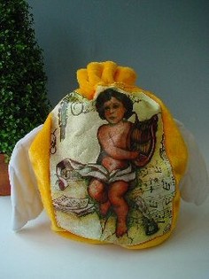 Великий подарунковий мішок з ангельськими крилами (2 шт.)