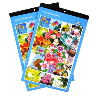 Книжки з Наклейками Квіти (12 шт.) *** РОЗПРОДАЖ - ПОГАНО КЛЕЯТЬСЯ! ***