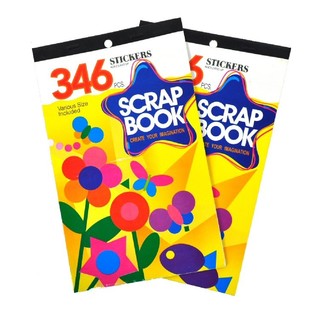 Книжечки з наклейками SCRAP BOOK (12 шт.)