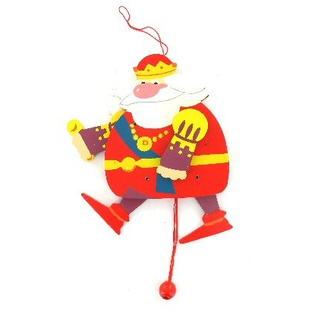 Дерев'яна іграшка Jumping Jack - Король (6 шт.)