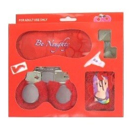 ЕРОТИЧНИЙ ПОДАРУНКОВИЙ НАБІР BE NAUGHTY (3 шт.)