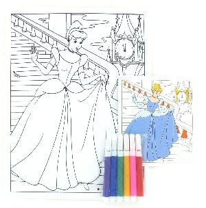 Розмальовки з фломастерами (12 шт.)