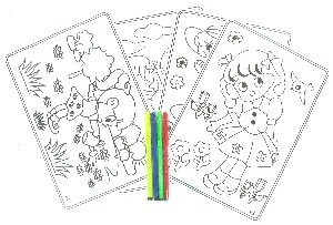 РОЗМАЛЬОВКИ З ФЛОМАСТЕРАМИ (12 шт.)