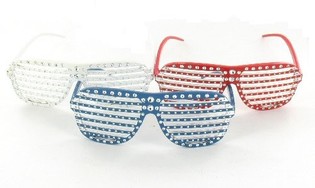 Окуляри-жалюзі Shutter Shades з Блінг-Блінг (10 шт.)