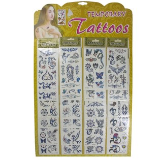 ТАТУ-СТІКЕРИ НА КАРТЦІ (24 шт.)