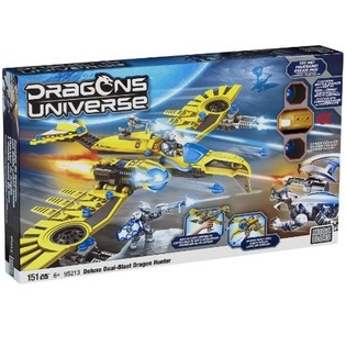 MEGA BLOKS МИСЛИВЕЦЬ НА ДРАКОНІВ DLUXE DUAL-BLAST