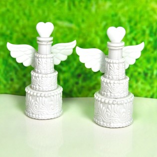 ВЕСІЛЬНІ МИЛЬНІ БУЛЬБАШКИ З КРИЛАМИ (12 шт.)