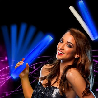 Світлодіодна Поролонова Паличка Синя - Party Stick (24 шт.)