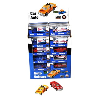 Металеві машинки Die-Cast у дисплеї (36 шт.)