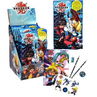 ВЕЛИКИЙ ШКІЛЬНИЙ ПОДАРУНКОВИЙ НАБІР BAKUGAN У ДИСПЛЕЇ (12 шт.)
