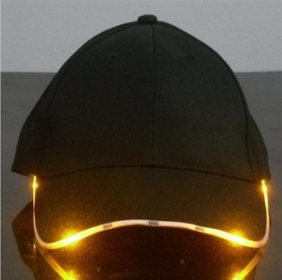 СВІТЛОВІДБИВАЮЧА LED КЕПКА / PARTY CAPS - КОЛІР: ПОМАРАНЧЕВИЙ (12 шт.)