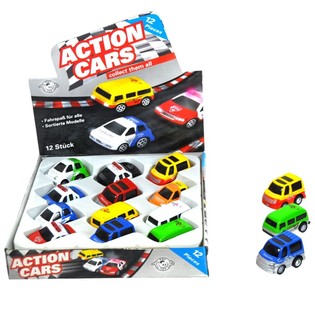МЕТАЛЕВІ МАШИНКИ DIE CAST З ІНЕРЦІЙНИМ МЕХАНІЗМОМ (12 шт.)