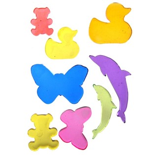 Декоративні Гелеві Наклейки Jelly Gems 22x12 см (24 шт.)