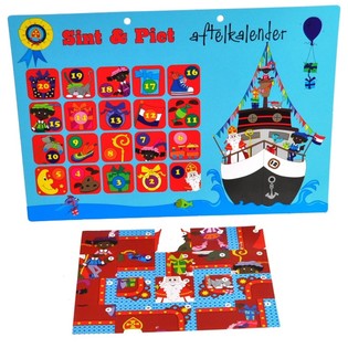 Календар зворотного відліку Sinterklaas & Piet - Модель 2 (9 шт.)