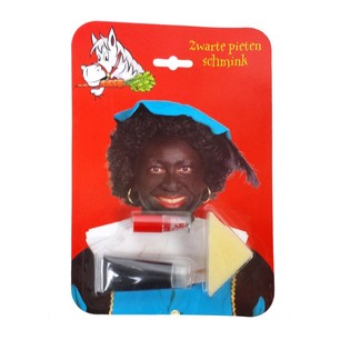 Набір для гриму Zwarte Piet на блістері (6 шт.)