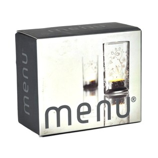 MENU - Свічник для чайної свічки з матовим візерунком, набір з 2 шт (1 наб.)