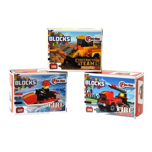 Конструктор Bricks - Серія Пожежники/Будівництво (9 шт.)