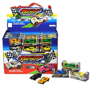 Металеві машинки Die-Cast у дисплеї (60 шт.)