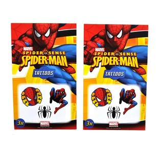 Дитячі татуювання Marvel 3 елементи - Модель: Spider-Man (50 шт.)