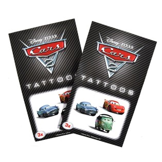 Набір із 3 тимчасових татуювань Disney Cars 2 (50 шт.)