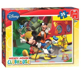 Пазл Jumbo Disney Клуб Міккі Мауса в подорожі 35 деталей (3 шт.)