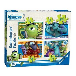 ПАЗЛИ DISNEY PIXAR УНІВЕРСИТЕТ МОНСТРІВ 4-В-1 (6 шт.)
