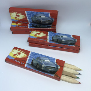 Кольорові Олівці Disney Cars - Набір з 4 шт. у Коробці (48 шт.)