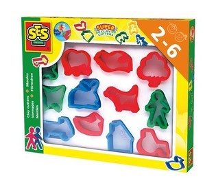 Формочки для пластиліну SES (12 кольорів/моделей) (1 шт.)
