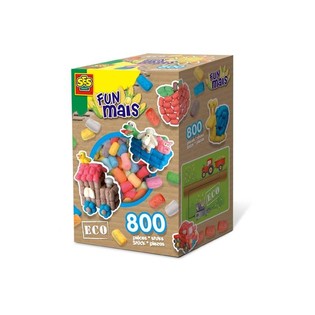 SES Creative Funmais Mix 800 шт. - Екологічний Кукурудзяний Конструктор